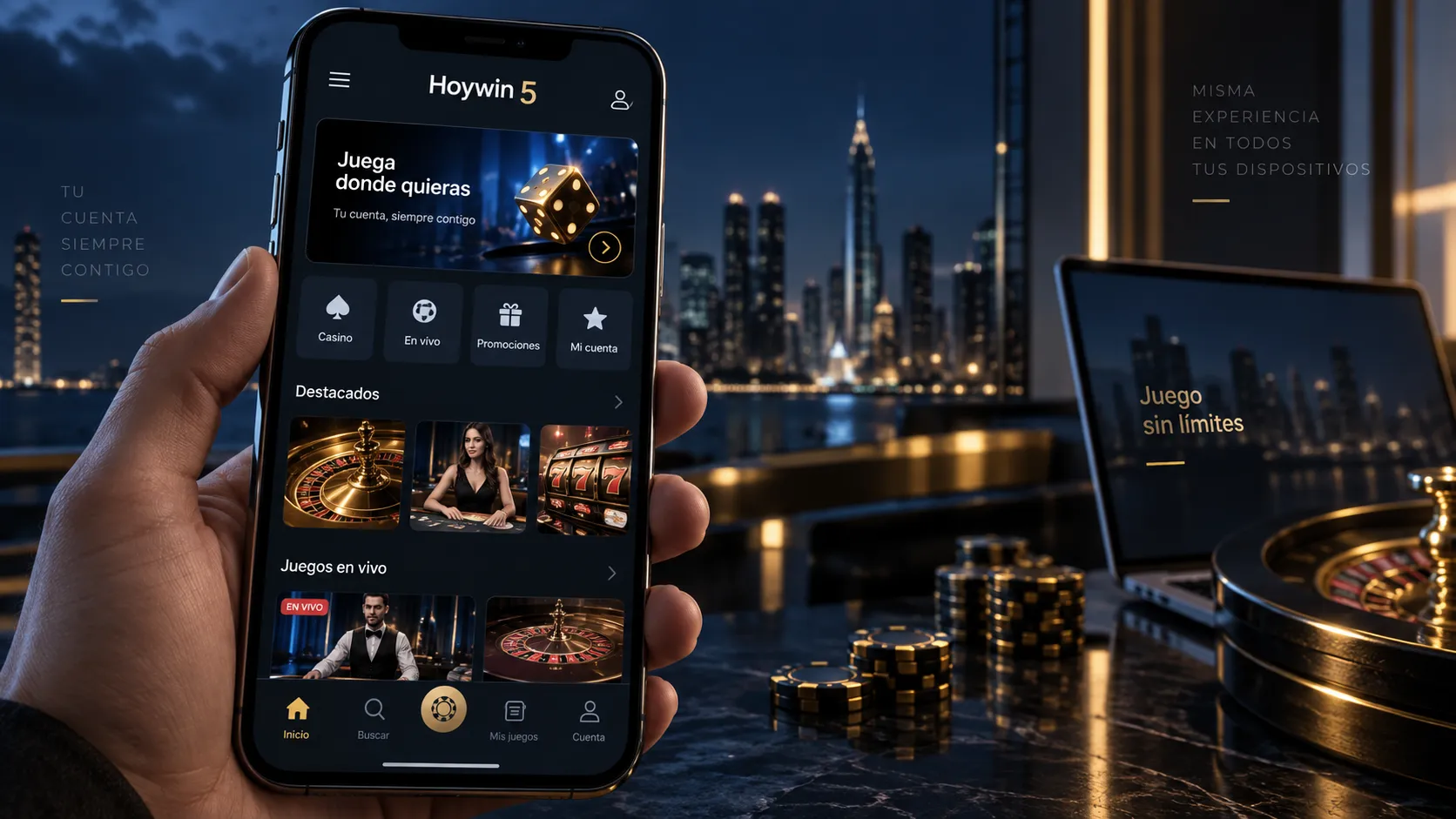 Uso de Hoywin 5 desde un teléfono celular