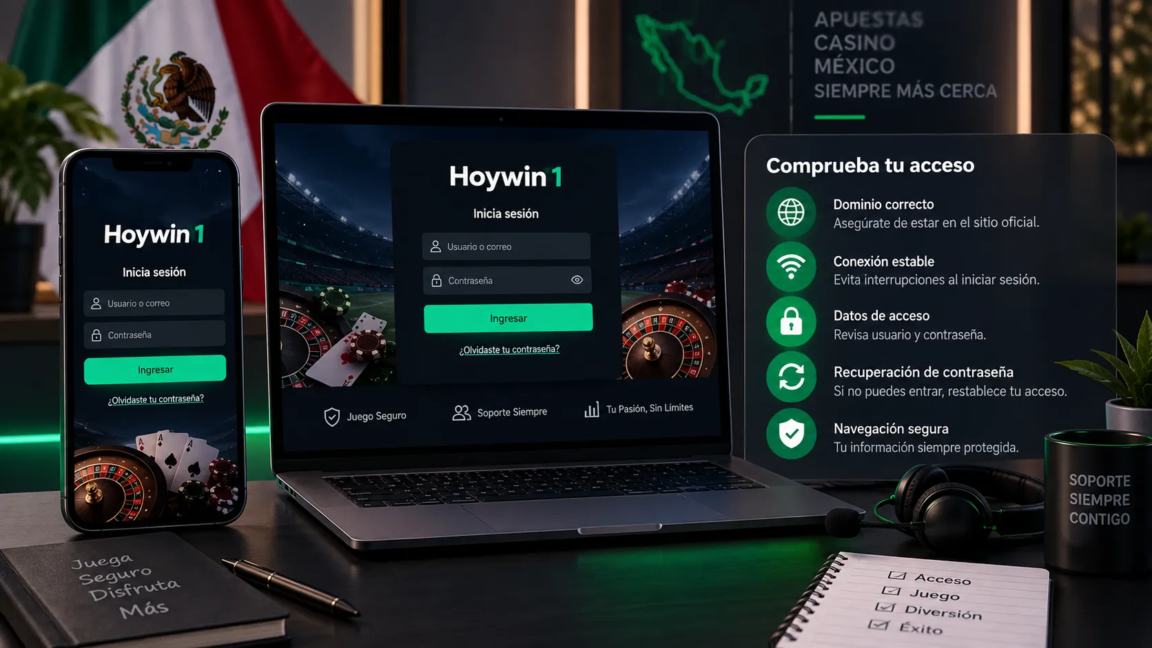 Comprobaciones para resolver problemas de acceso a Hoywin 1